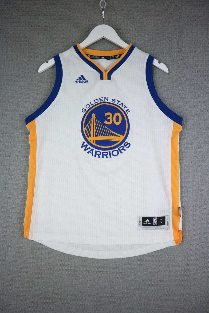 Adidas Steph Curry Golden State Warrior Jersey Youth Large